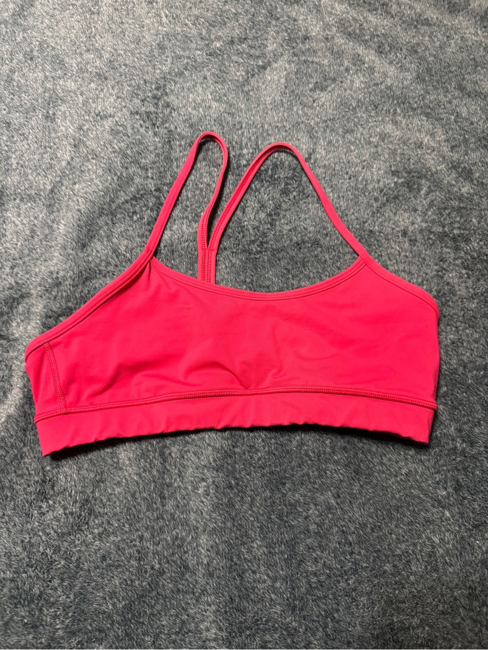 lululemon athletica Bright Pink Double-Strap Sports Bra size 8